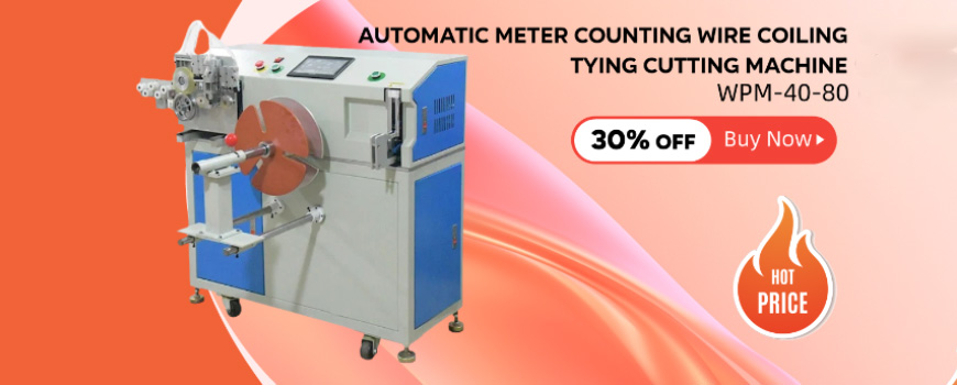 WPM-40-80 ile tel işleme sürecini kolaylaştırın! Tek adımda 4'ü 1 arada otomatik kablo sarma, hassas metre sayımı, kesme ve bağlama keyfini yaşayın.