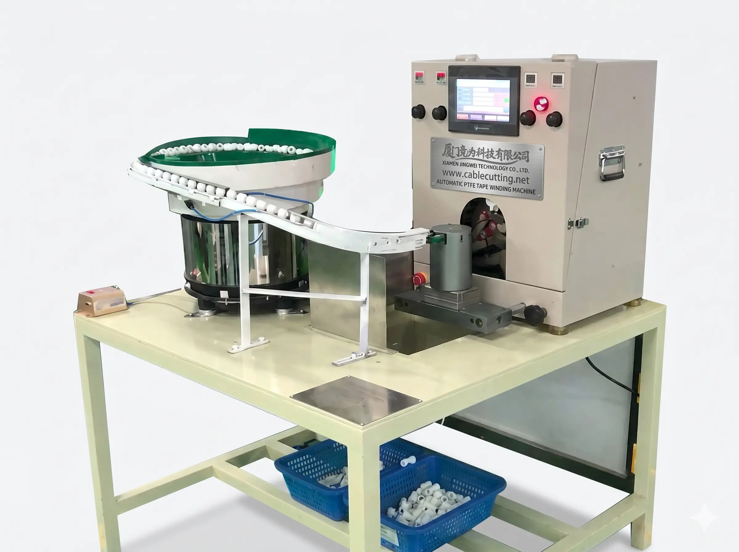 WPM-1310 Otomatik PTFE Bant Sarma Makinesi | Yüksek Hızlı Kablo Sarma Çözümü