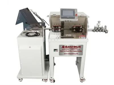 Tam Otomatik Çok Çekirdekli Kılıf Tel Kesme Sıyırma Makinesi WPM-680