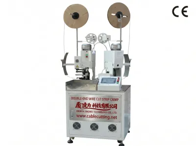 Çift Uçlu Otomatik Tel Kesme Soyma Sıkma Makinesi - Wire Cut Strip Crimp Machine