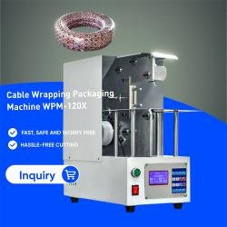Yarı Otomatik Kablo Sarma Paketleyici WPM-120X - Kablo Sarma ve Bağlama Makinesi