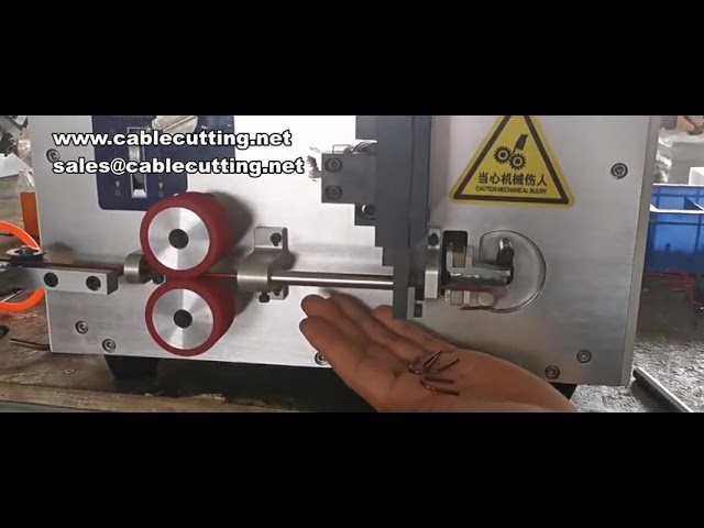 Otomatik Tel Sıyırma ve Kesme Makinesi | Uzunluk & Adet Ayarlı Bükme