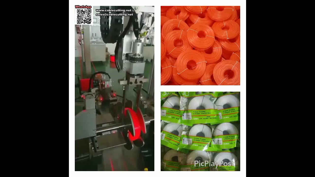 Pound Makara Trimmer Line için Profesyonel Otomatik Sarma Makinesi