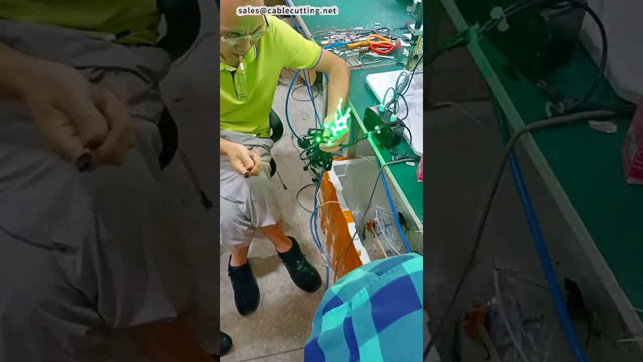 Yarı Otomatik Lehimleme Makinesi ile LED Işık Testi - Endüstriyel Demo