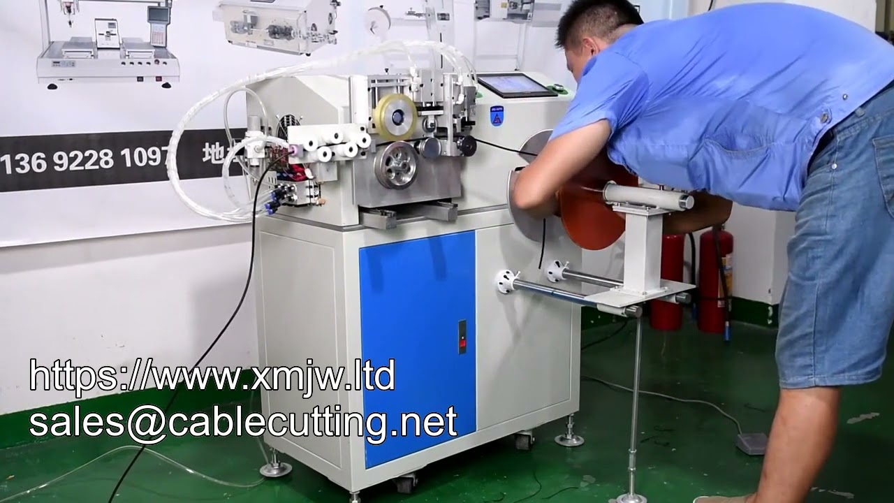 Otomatik Kablo Kesme, Sarma, Bağlama ve Metre Sayma Makinesi
