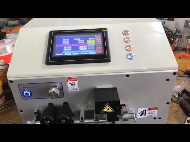 Yeni SWT 508 ZW25 Çift Kafalı Otomatik Tel Sıyırma, Soyma ve Bükme Makinesi - 7 İnç Dokunmatik Ekran