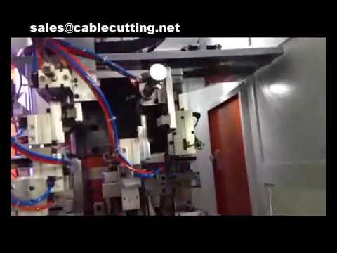 Üç Pinli Fiş Uçları İçin Otomatik Krimpleme Makinesi