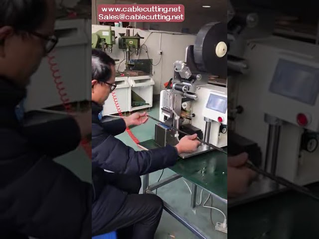 Otomatik Kablo Demeti Bantlama ve Bant Sarma Makinesi
