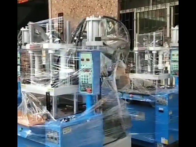 DC Fiş Tel Ekleme Enjeksiyon Kalıplama Makinesi | 15 Ton Dikey PVC TPE PP Plastik Kalıplama