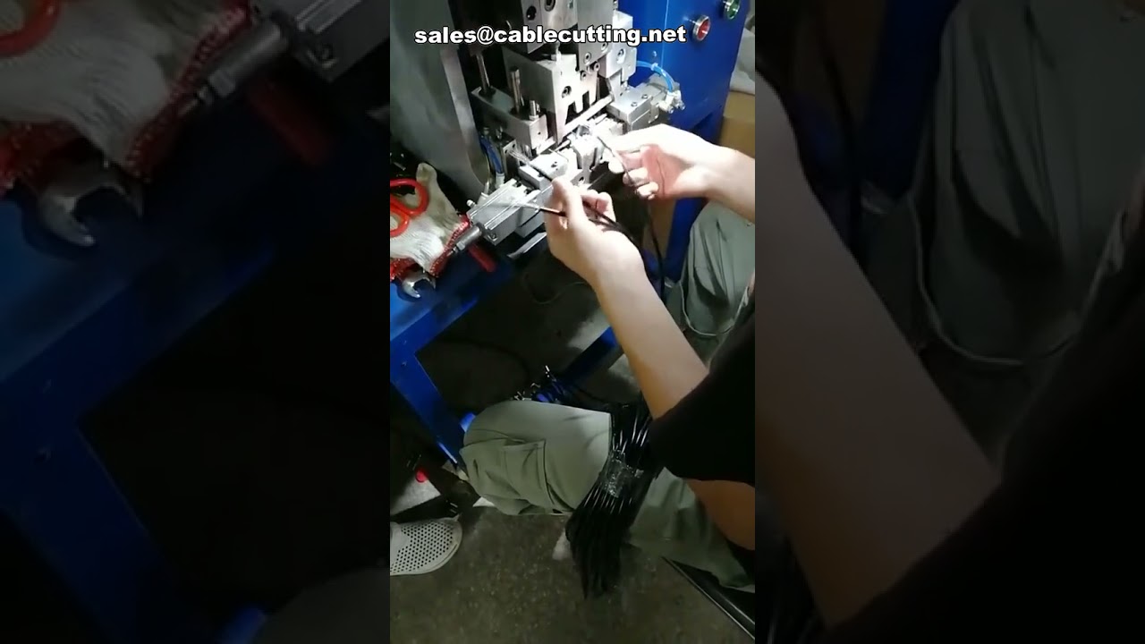 Otomatik Fiş Takma ve Kıvırma Makinesi - Fransız Fişi Montajı İçin Yüksek Performans