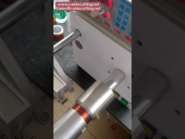 860 Tek Eksenli Otomatik Ses Bobini Sarma Makinesi - 0,03-1,0mm Tel İçin Bilgisayar Kontrollü
