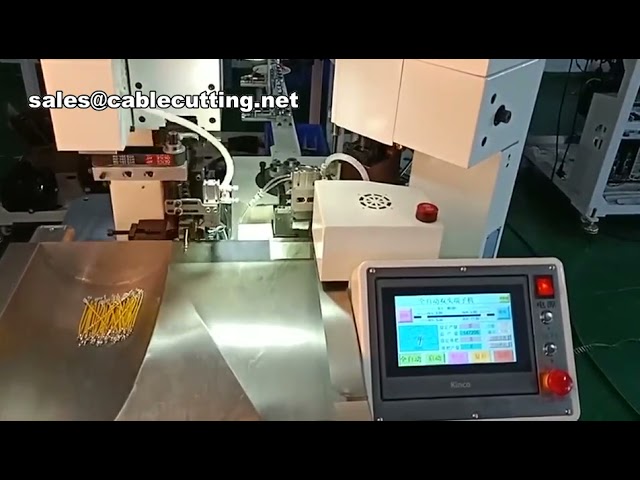 Çift Uçlu Otomatik Terminal Kıvırma Makinesi – Yüksek Verimli Kablo İşleme
