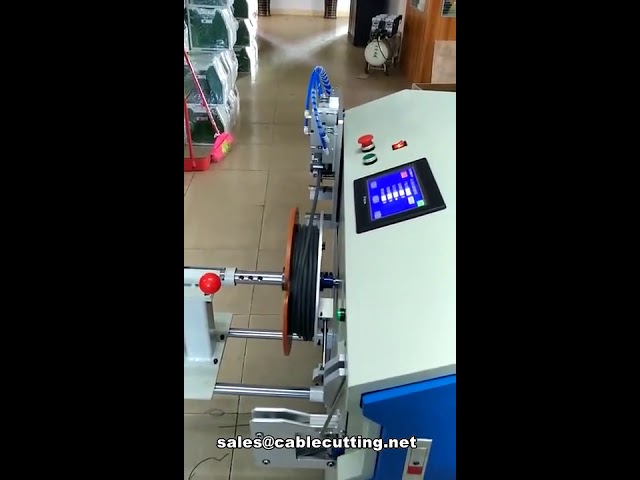 Yüksek Verimli Otomatik Kablo Ölçme, Kesme, Sarma ve Bağlama Makinesi