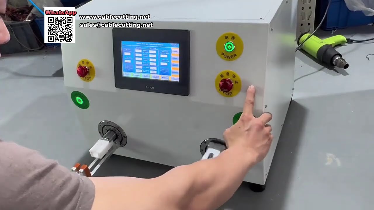 Çift İstasyonlu Somun Sürme ve Kablo Kıvırma Makinesi | Verimli Kablo Montajı