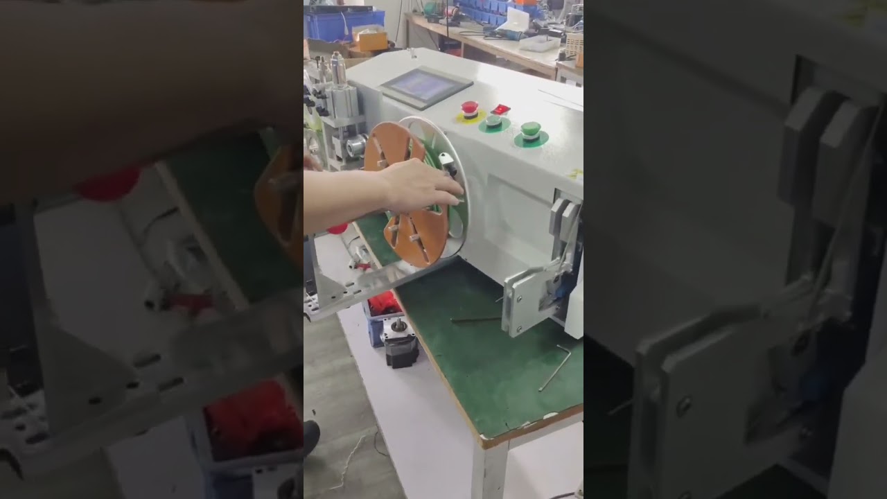 Otomatik Tel ve Kablo Sayma, Kesme, Sarma ve Bağlama Makinesi | Endüstriyel Çözümler #makine #fabrika