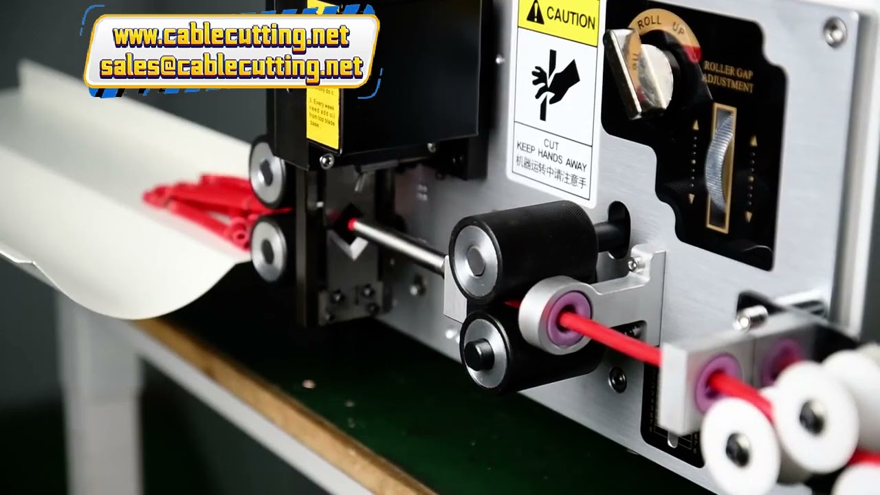 10mm² Kablo Soyma ve Kesme Makinesi | Kablo Demeti İçin Hassas Bıçaklı