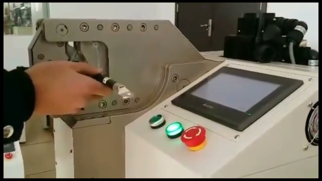 20 Ton 120mm Kare Tel İçin Servo Motorlu Altıgen Terminal Sıkma Pres Makinası