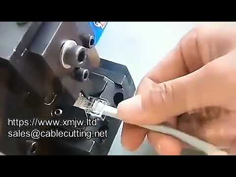 WPM-PC RJ45 Wire Assembly Machine | Optical Cable Joint Machine | Telephone Network Cable Making Machine
