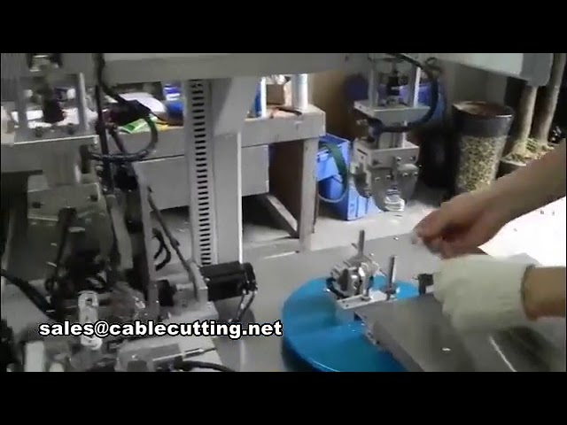 Automatic transparent plastic coated wire coil winding machine