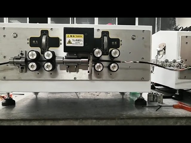 Automatic Silicone Wire Cutting and Stripping Machine 25mm2, Rubber Wire Peeler 110V-220V