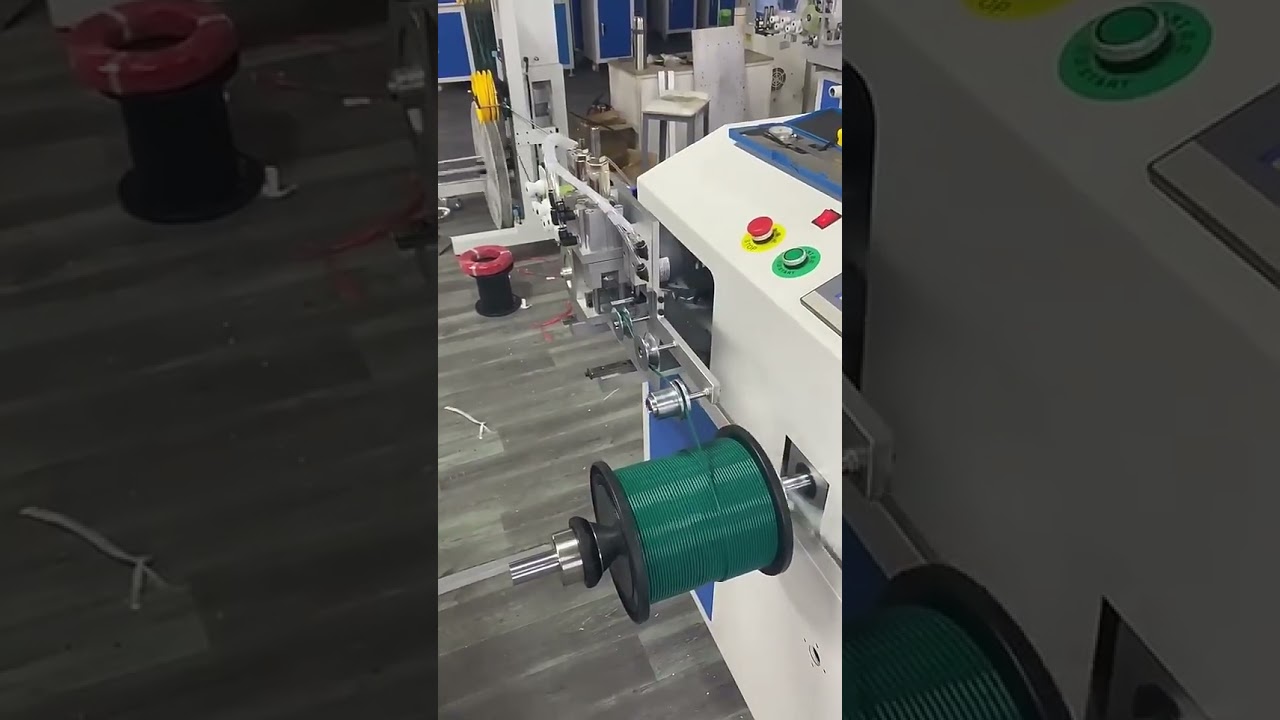 Kabine Tipi Servo Otomatik Hassas Sarma ve Bantlama Makinesi - Örgülü Su Geçirmez Düz Kablolar İçin