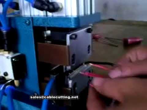 Pnömatik Tel Sıyırma Makinesi-2 | Endüstriyel Kablo İşleme Otomasyonu