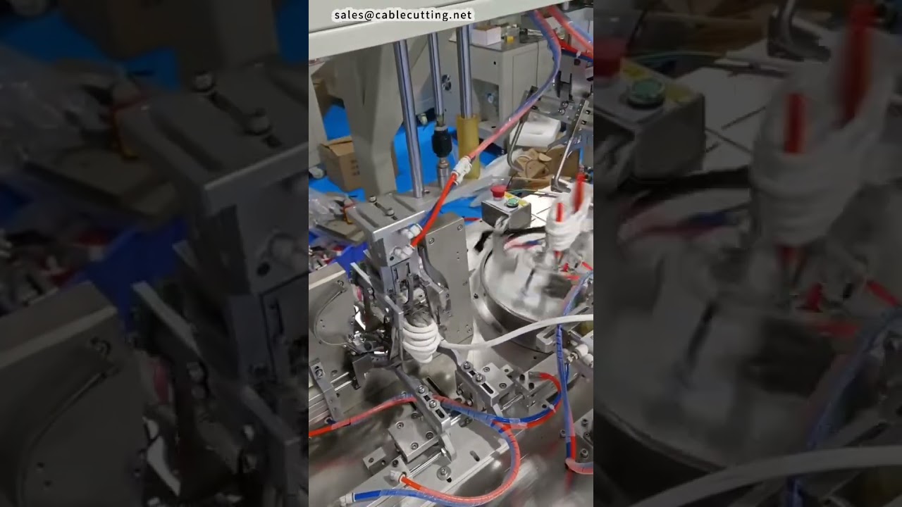 8.0mm Çapındaki Güç Kabloları İçin Cırtlı Kablo Sarma Makinası | Otomatik Kablo Bağlama