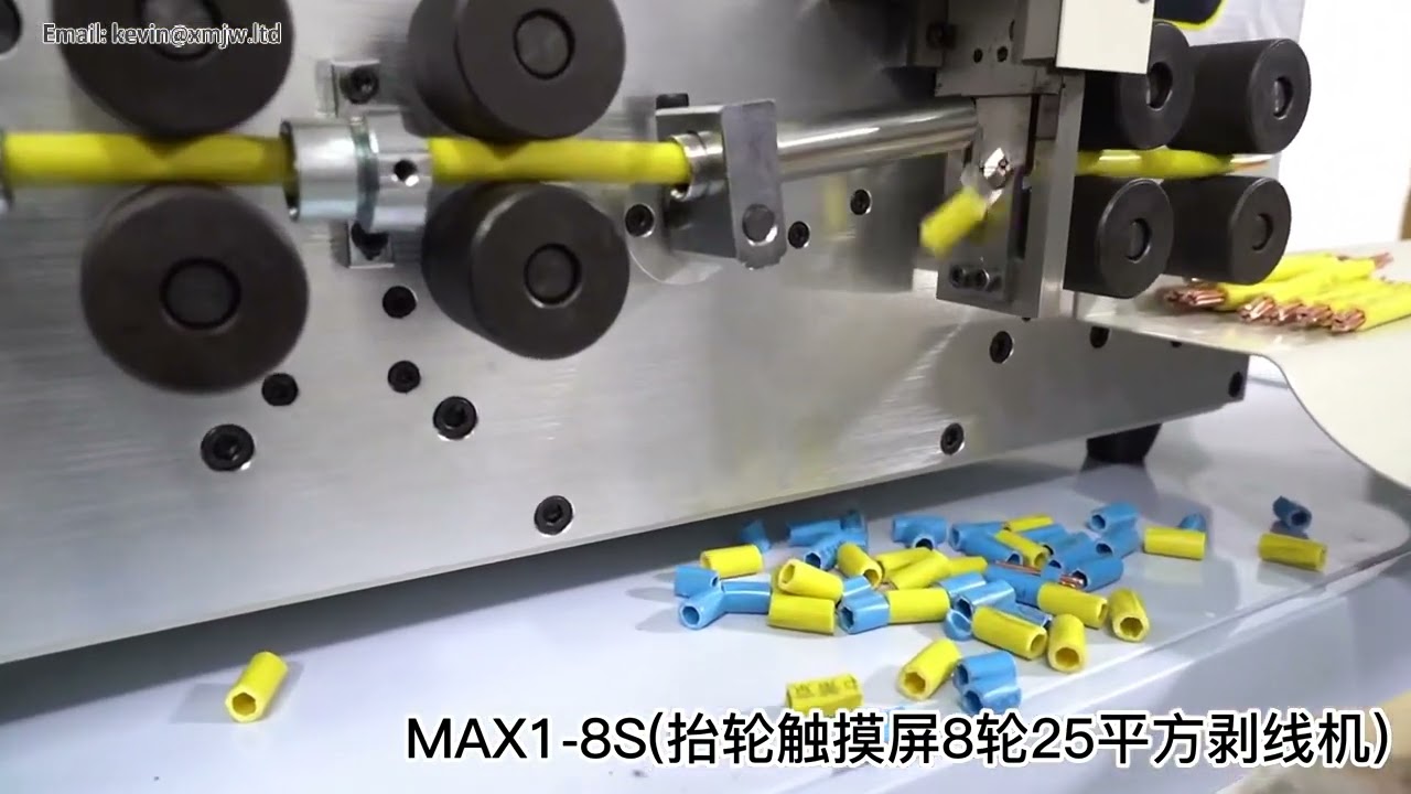 4,3 İnç Dokunmatik Ekranlı SWT508 MAX1 8 Tekerlekli Bilgisayar Kontrollü Otomatik Kablo Sıyırma Makinesi (0-2 mm²)