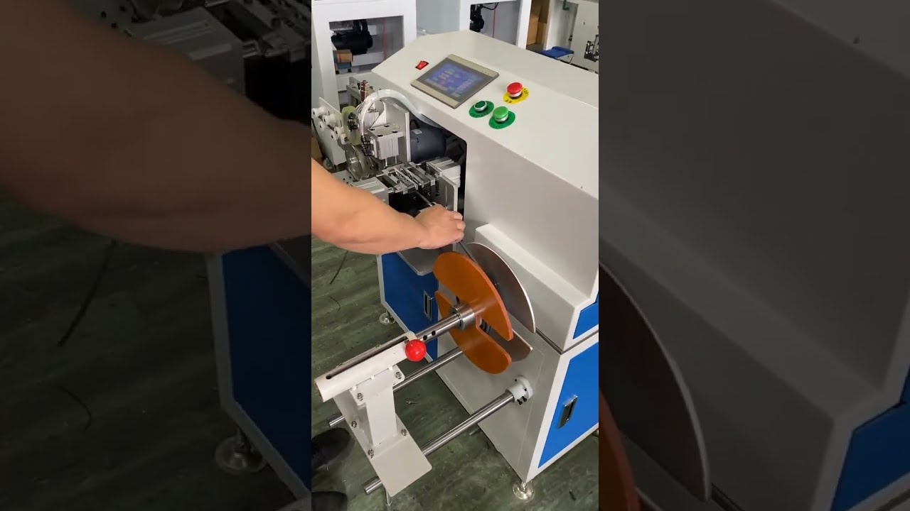 Çift Uçlu Otomatik Tel Sayma, Sıralama, Sıyırma, Kesme, Sarma ve Bobinleme Makinesi