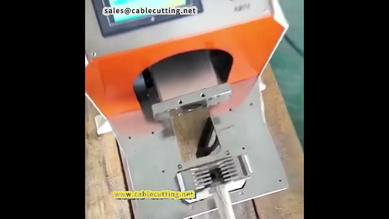 Koaksiyel Kablo Sıyırma Makinesi | Çok Telli Kılıflı Tel Sarma Makinesi | Otomatik Verimlilik