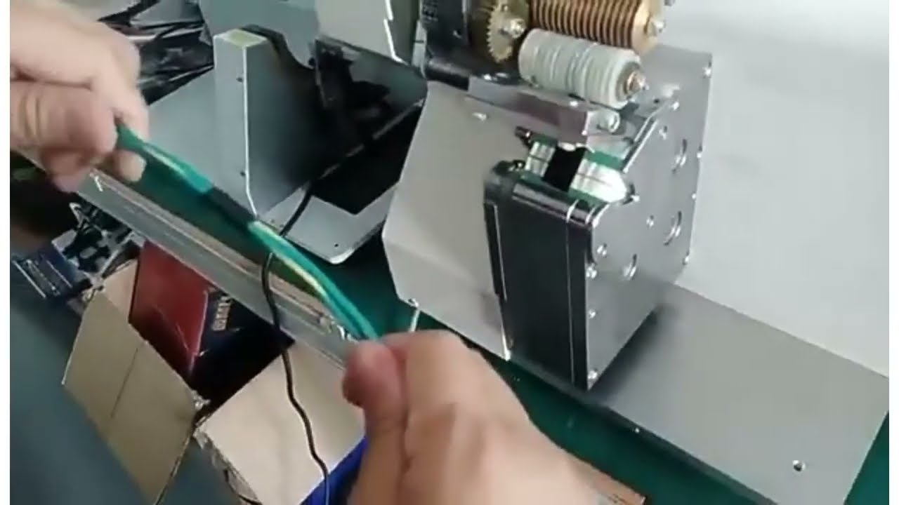 Dokulu Kağıt Bantlı Nokta Sarma Makinesi | Kablo ve Tel Sargı Bağlama Makinesi