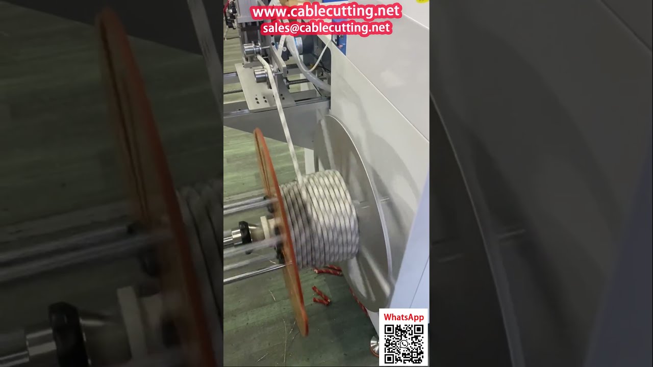 Намотка страховочной веревки со счетчиком с автоматической терморезкой