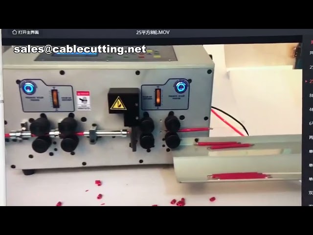Otomatik Çift Telli Kablo Sıyırma ve Kesme Makinesi | Küçük Tel Sıyırıcı