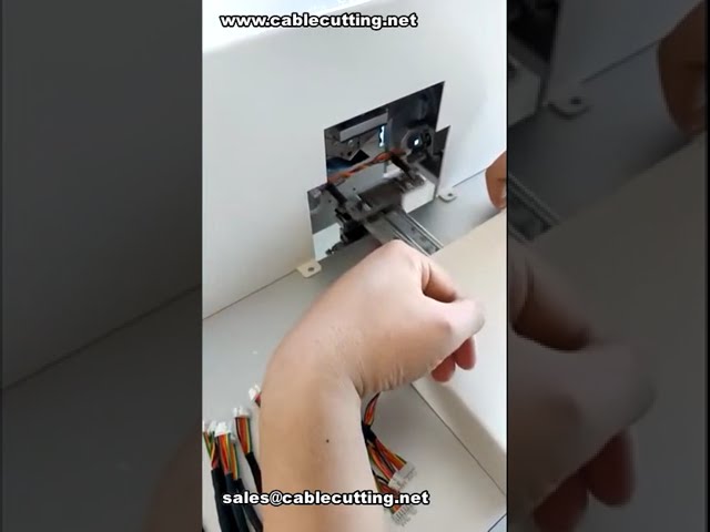 Spot Taping Short Wires with 50mm Wide Acetate Tape # Factory Automation Video