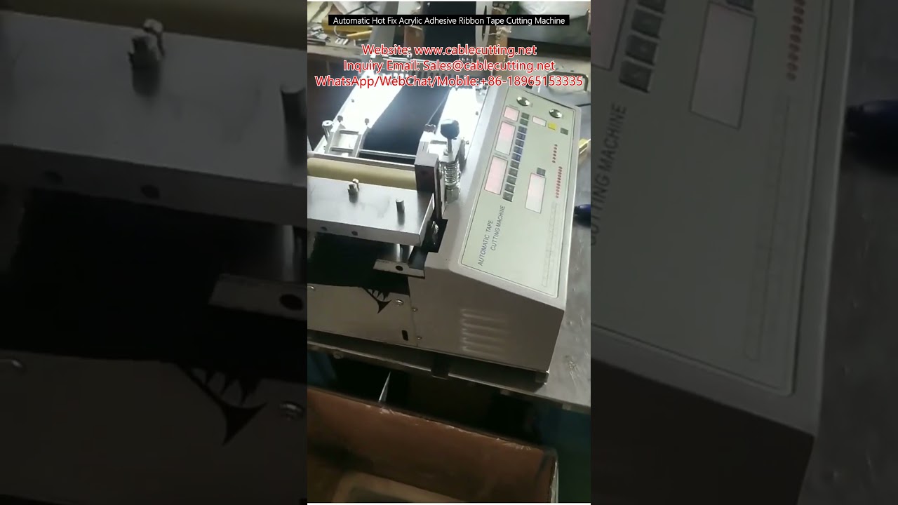 Otomatik Sıcak Yapıştırmalı Akrilik Şerit Bant Kesme Makinesi