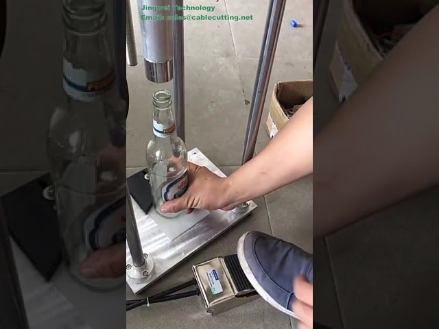 Yarı Otomatik Pnömatik Bira Şişesi Kapama Makinesi | Verimli & Güvenilir Kapak Kapatma