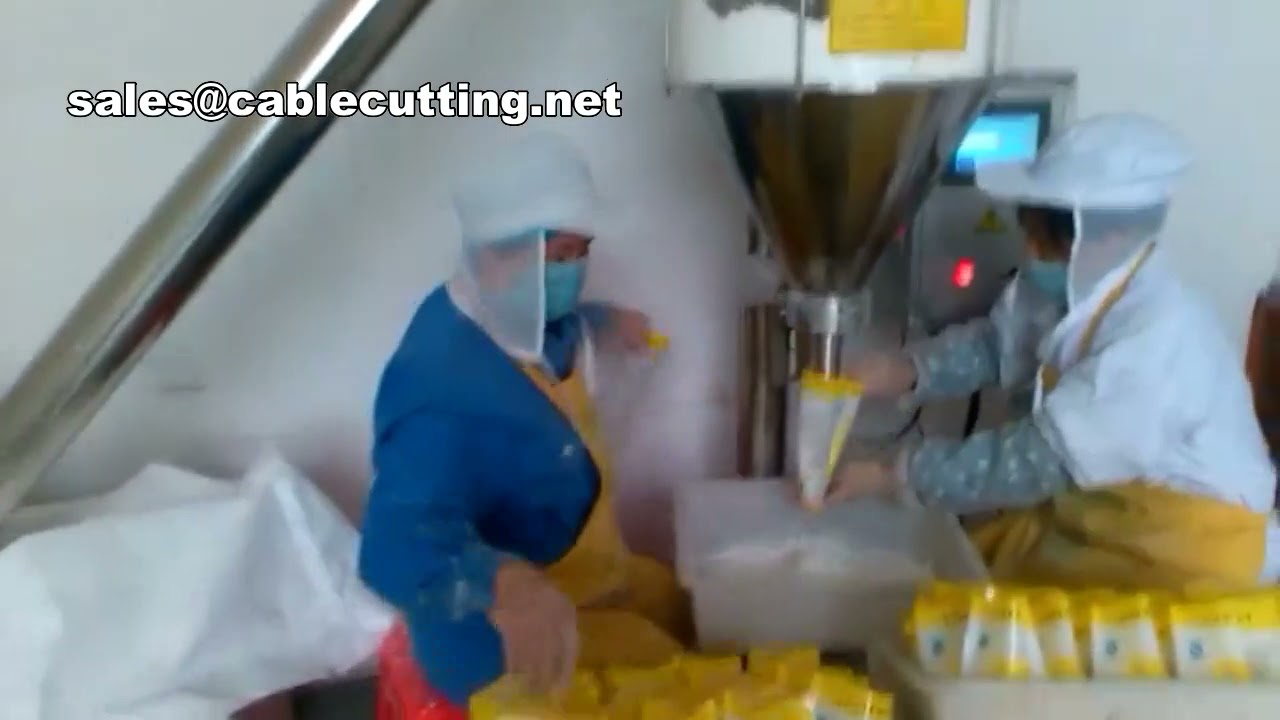 Vidalı Besleyicili Toz Paketleme ve Dolum Makinesi | Yarı Otomatik Toz Dolum Sistemi