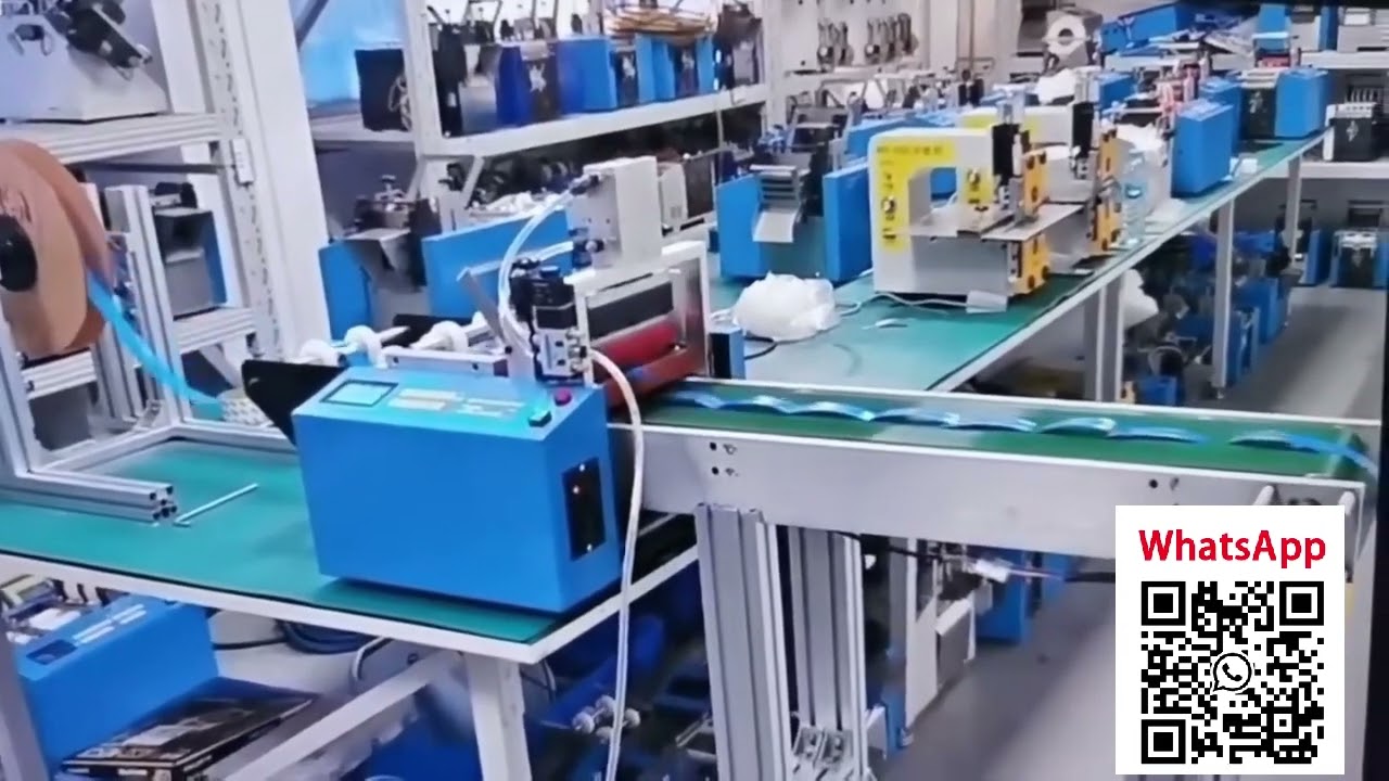Konveyör Bant Fabrikasında Bant Kesme Makinası | Endüstriyel Otomasyon Videosu