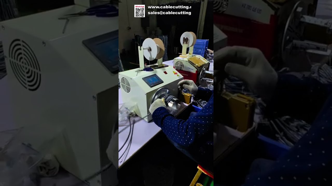 Otomatik Tel Sarma ve Bağlama Makinesi Fabrika Demosu