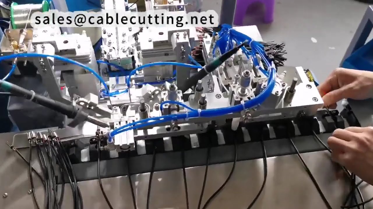 Automatic DC Plug Soldering Machine Improves Quality & Efficiency