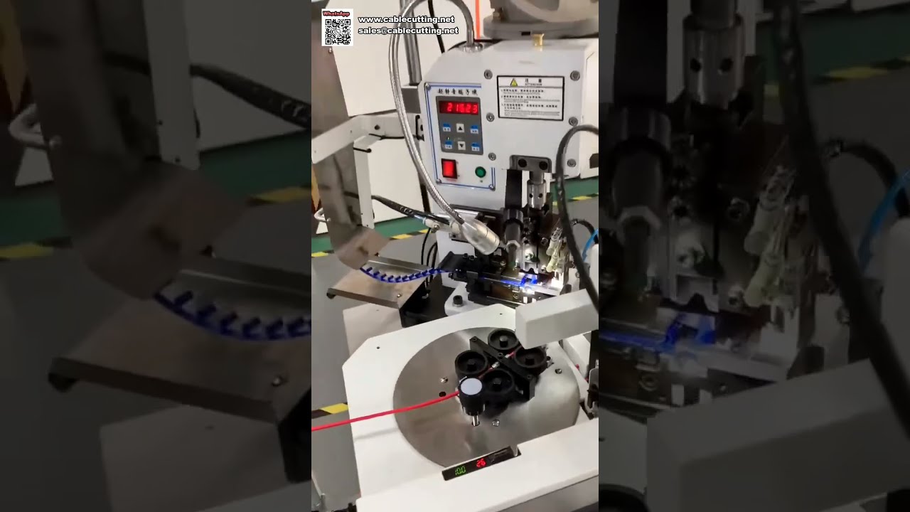 Otomatik Tek Kafalı İzoleli Terminal Sıkma Makinesi | Kablo Demeti İşleme Ekipmanı