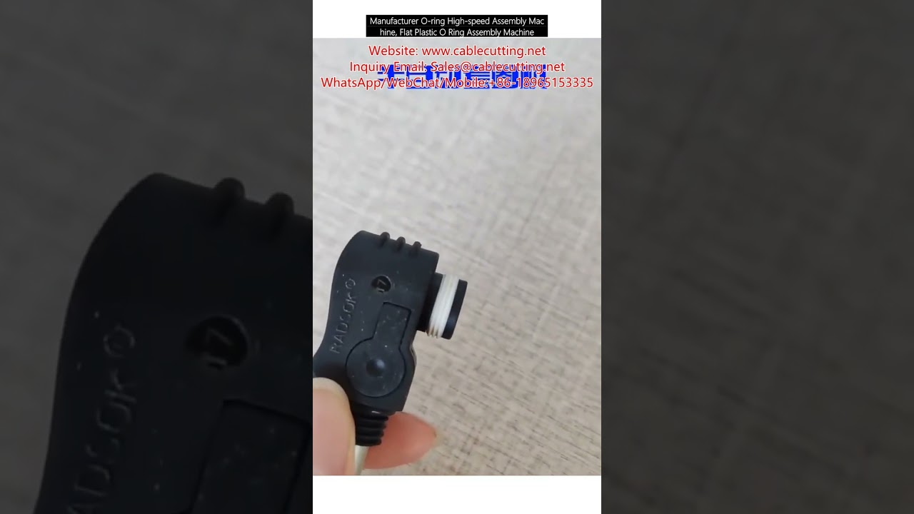 Manufacturer O ring High speed Assembly Machine, Flat Plastic O Ring Assembly Machine