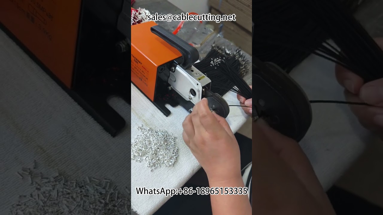 Pnömatik Tüp Tipi Terminal Kıvırma Makinesi | Kablo Sıyırma ve Otomasyon Ekipmanı