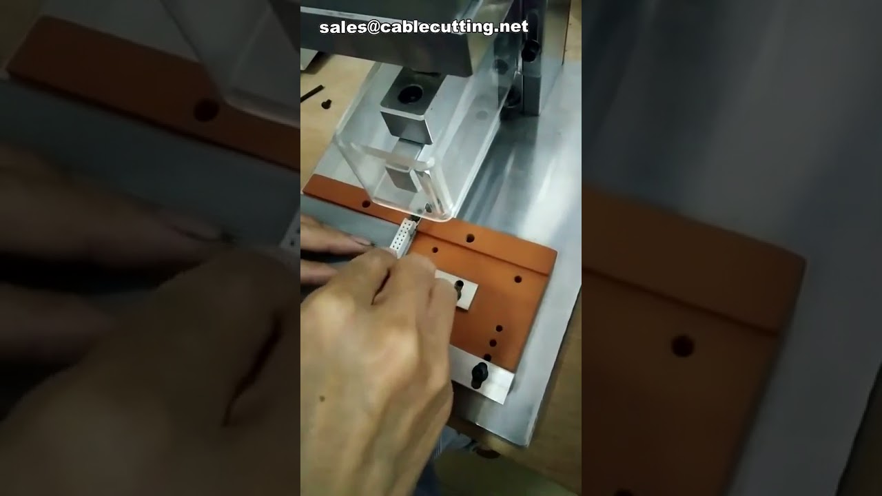Otomatik IDC Flat Ribbon Kablo Sıkma Makinesi 2.54mm | Yüksek Verimli Kablo Montajı