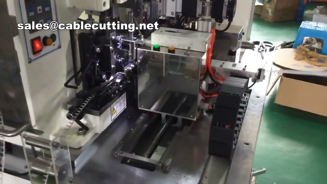 Düz Tel Terminal Sıkma Makinası | Otomatik Crimping ve Endüstriyel Kablo İşleme