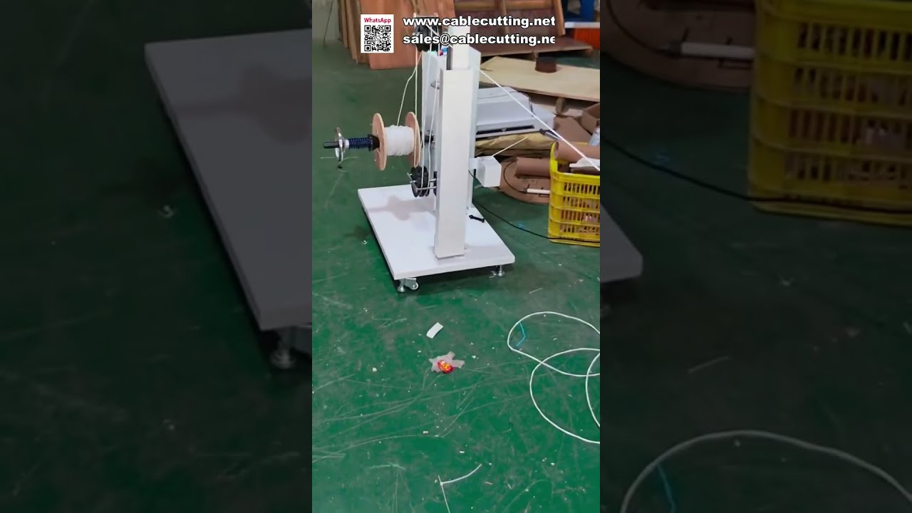 Endüstriyel Kablo Metre Sayma ve Sarma Makinesi | Otomatik Hassas Tel İşleme