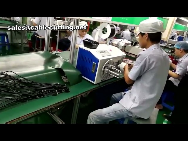 DC Kablo Sarma ve Bağlama Makinesi | AC/DC Güç Kablosu Sarma ve Bağlama