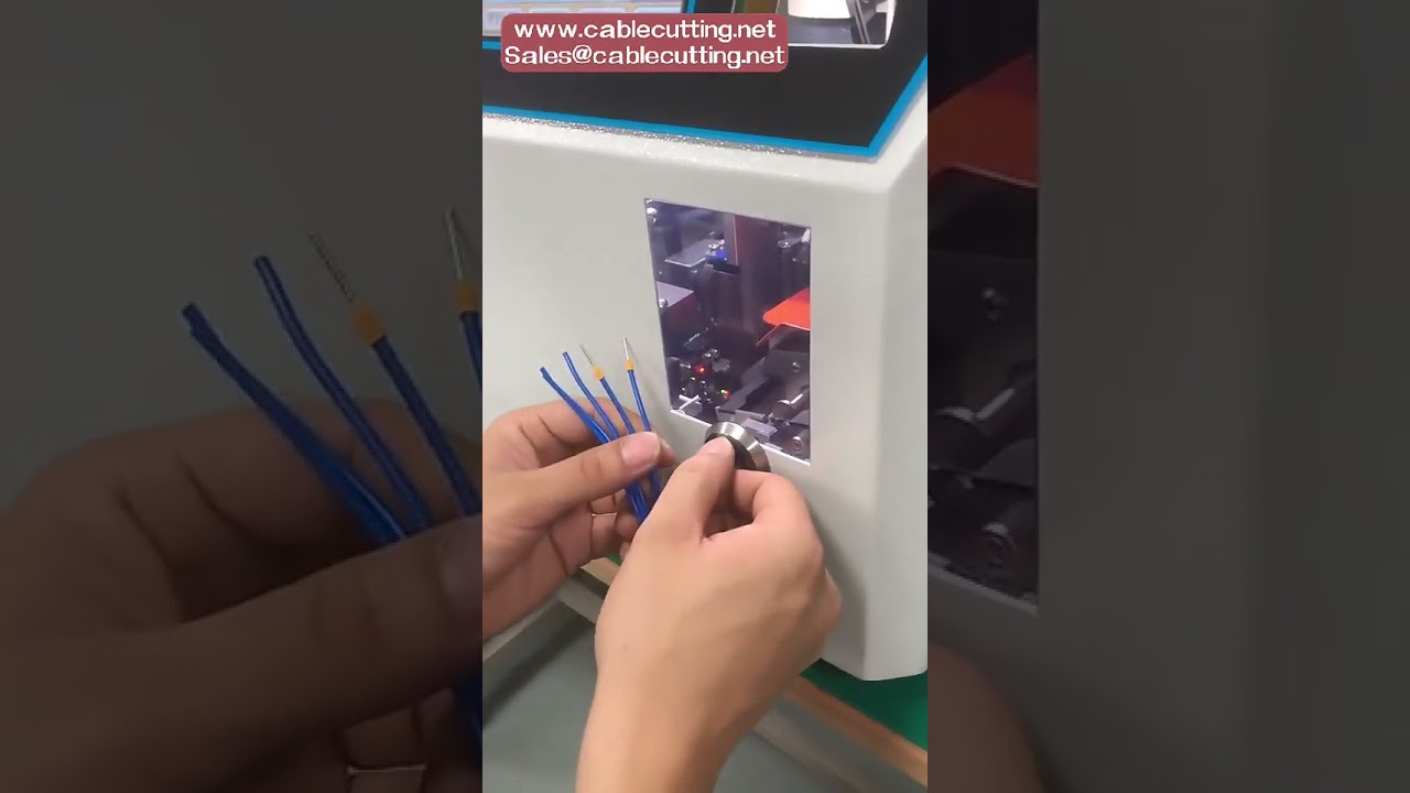 Pre-İzoleli Terminaller İçin Profesyonel Tel Sıyırma ve Sıkma Makinesi – 16 mm²'ye Kadar