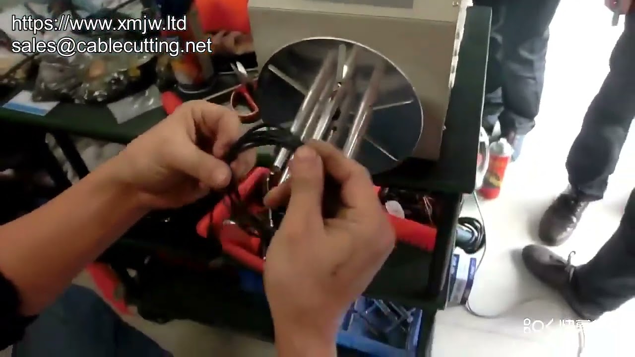 Semi Automatic Wire Spooling Machine Cable Coiling Machine Distribute