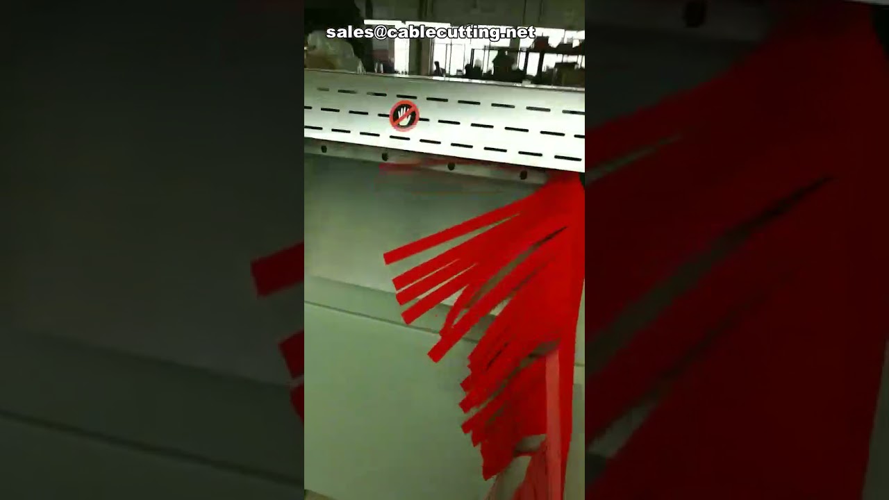 450 mm Otomatik Sıcak Elastik Naylon Kurdele Kesme Makinesi - Bant Kesici